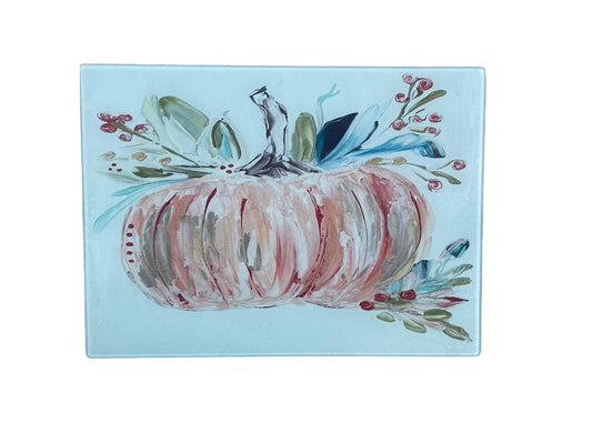 Southern Cotton Mill - GA Pumpkin 2022 Glass Cutting Board