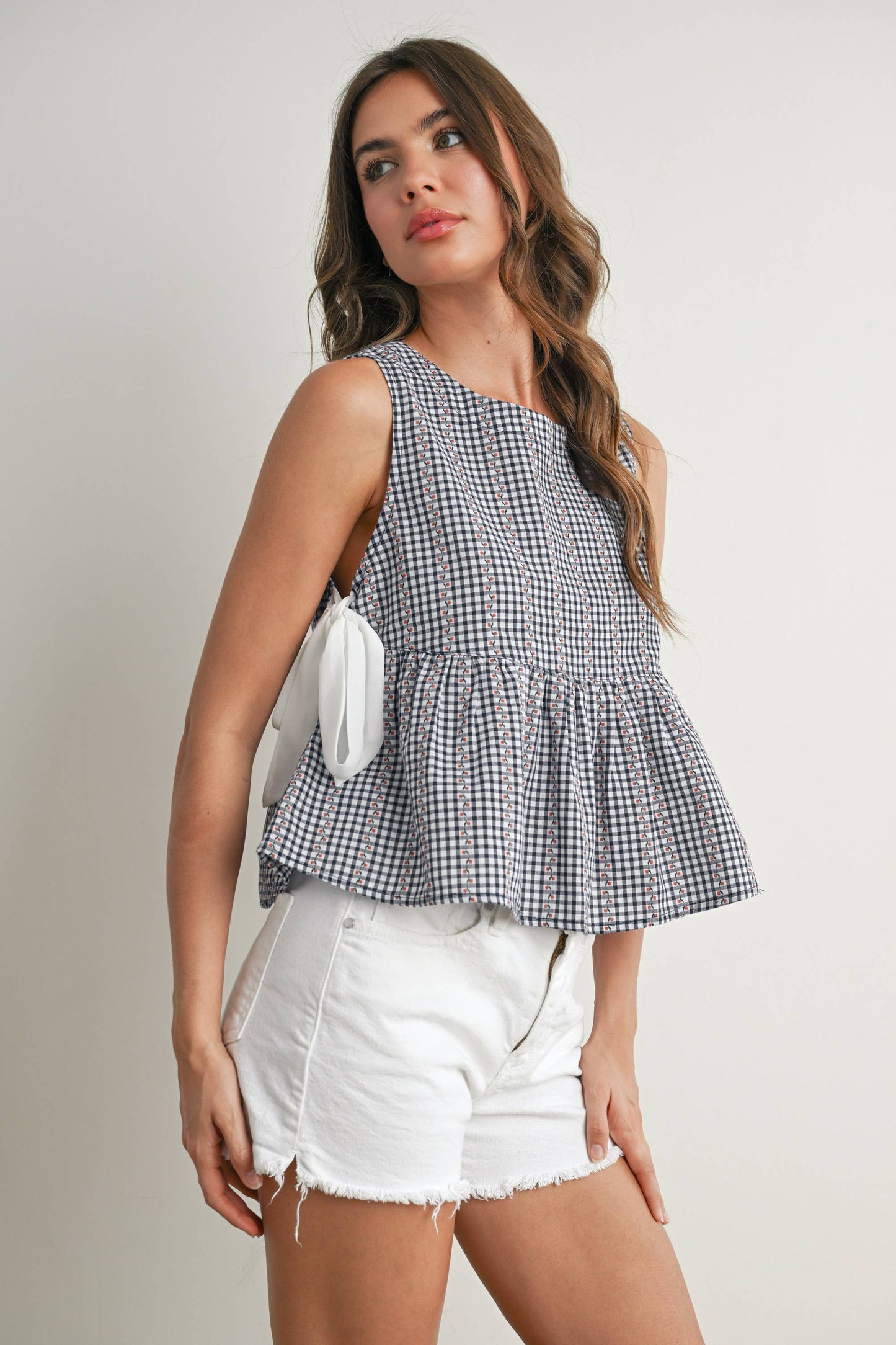 BUTTERMELON - Sky Meadow Peplum Top - BMT7750