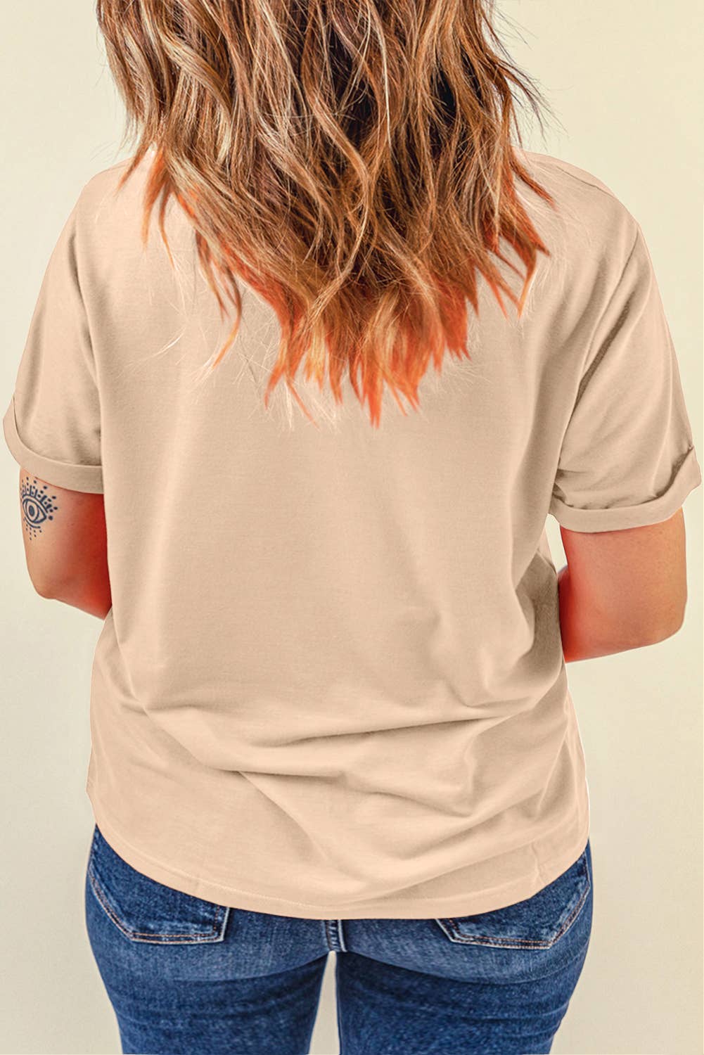 Little Daisy Closet - LDC Casual Plain Crew Neck Tee