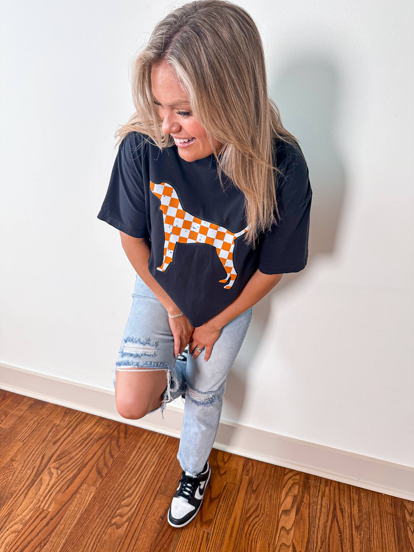 Wicker Road Boutique - TN Checkered Dog Tee