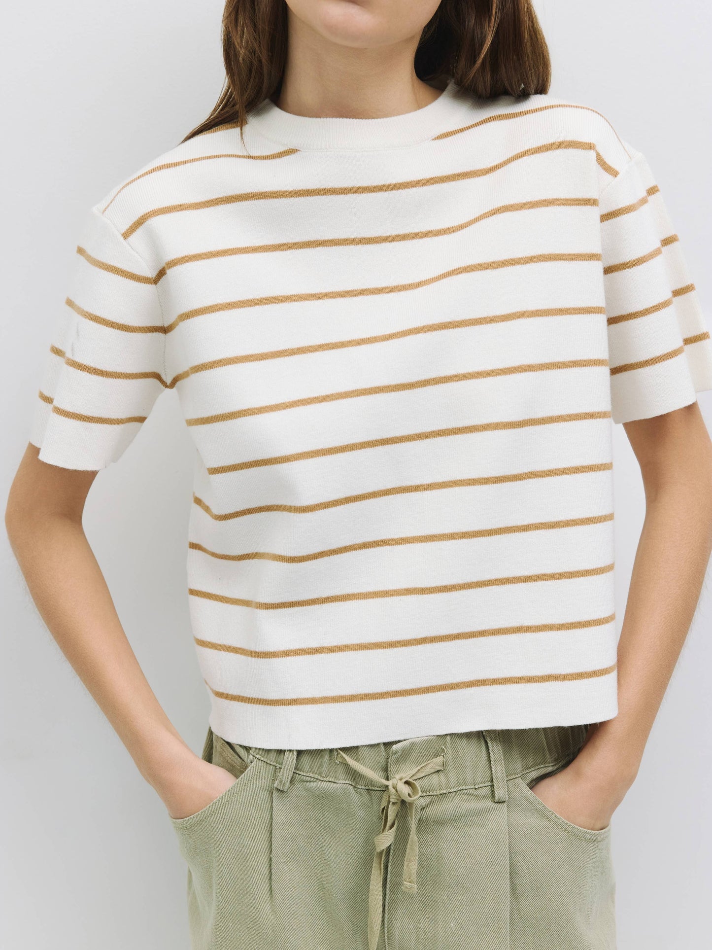 MOD REF - The Sade Top | Striped Boxy T-Shirt