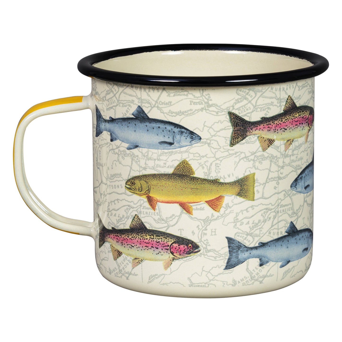 Gentlemen's Hardware - Enamel Mug - Fish, 17oz