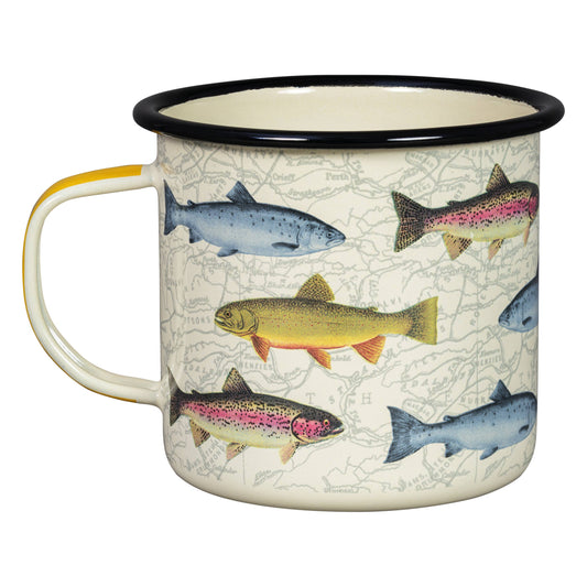 Gentlemen's Hardware - Enamel Mug - Fish, 17oz