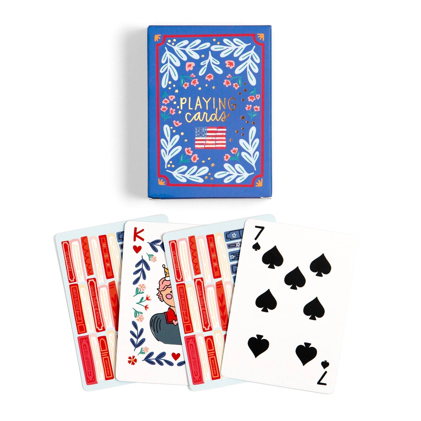 Pippi Post - American Flag Books Deck of Playing Cards