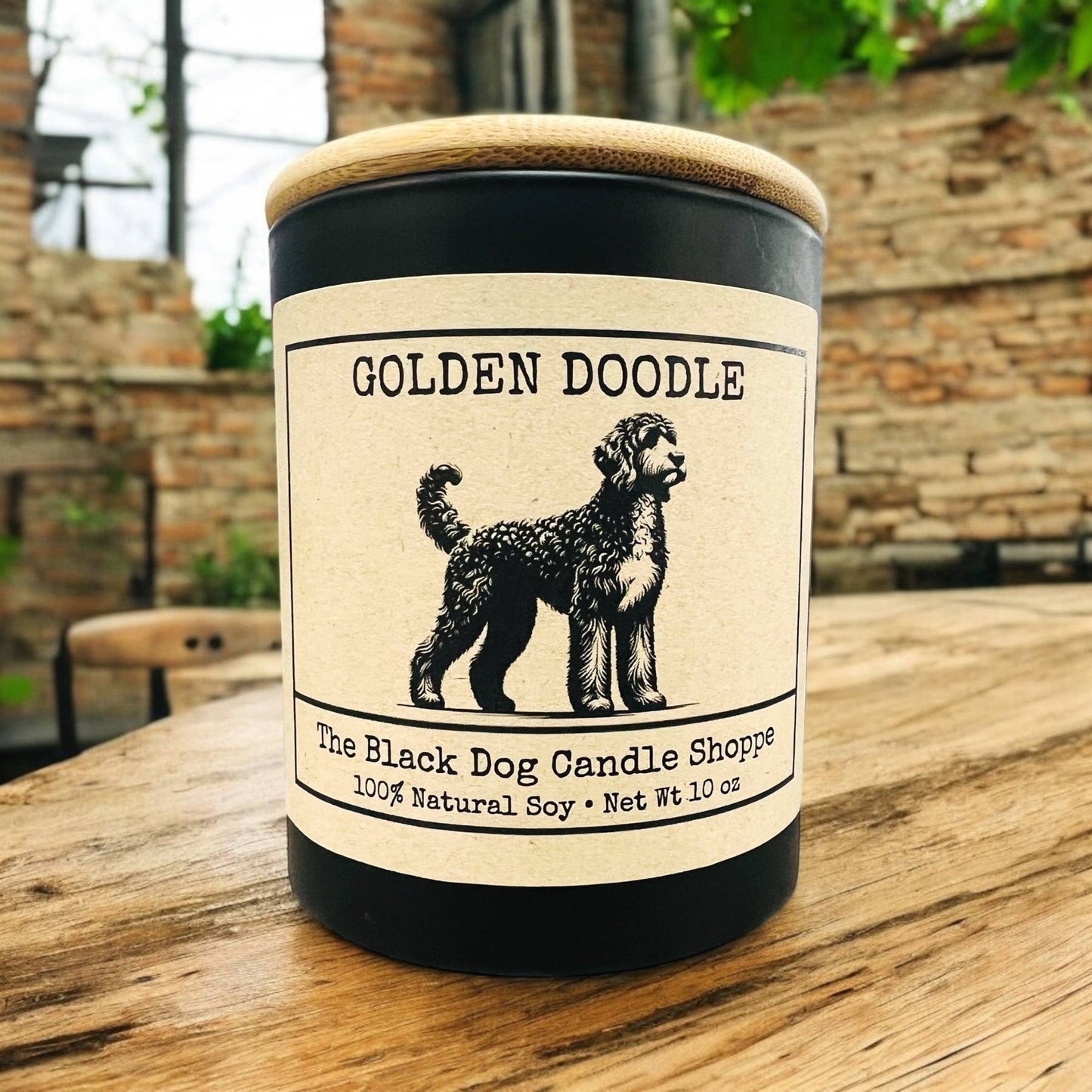 The Black Dog Candle Shoppe - Golden Doodle Dog Breed Candle