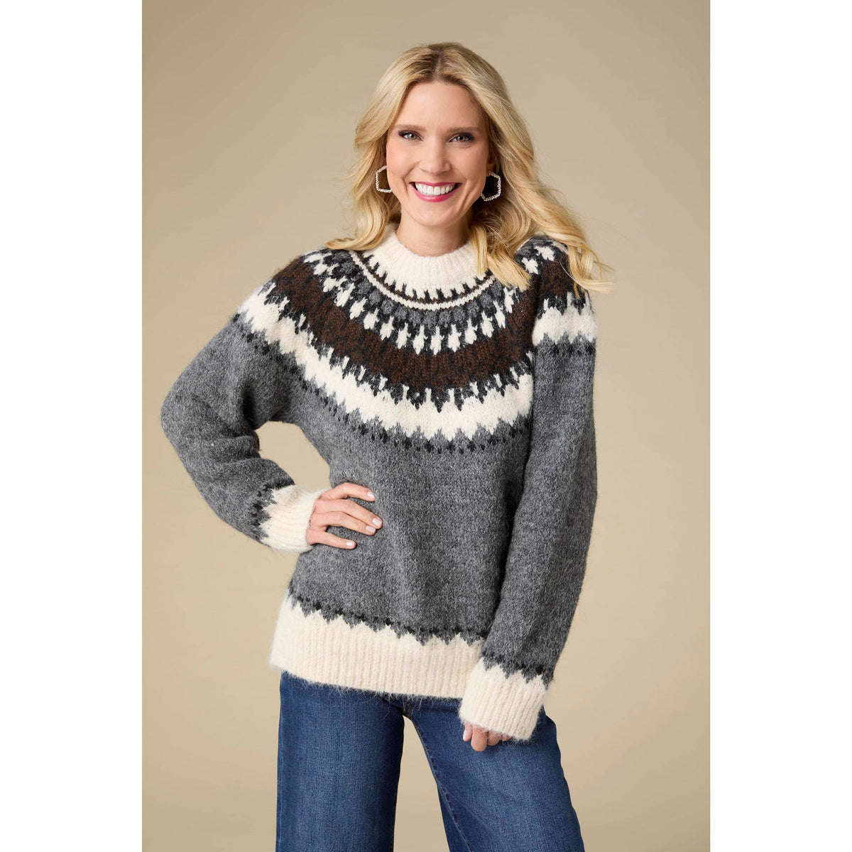 COCO + CARMEN - Perissa Heavy Mock Neck Sweater-Fall