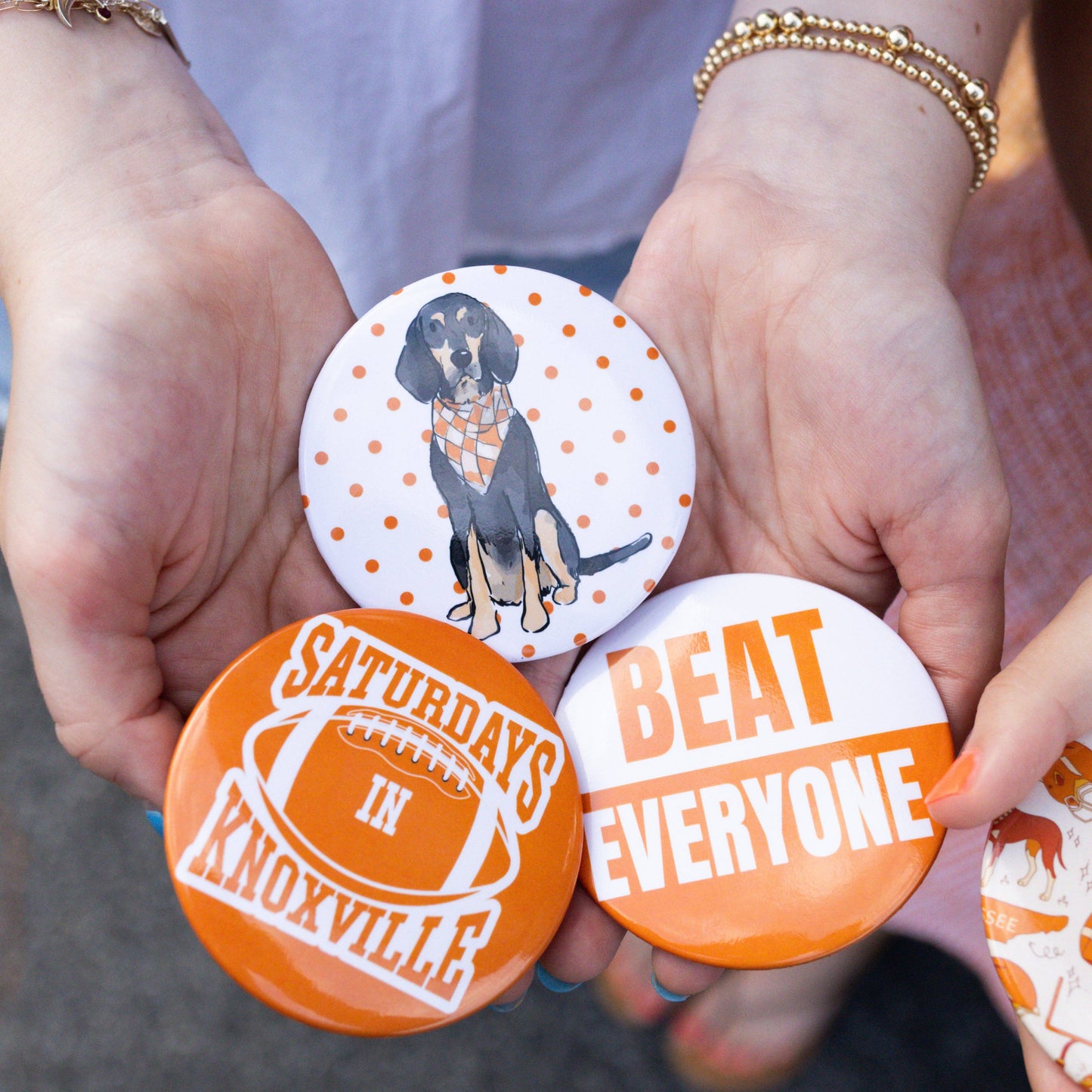 Barrel Down South - Saturdays in Knoxville Button Pin