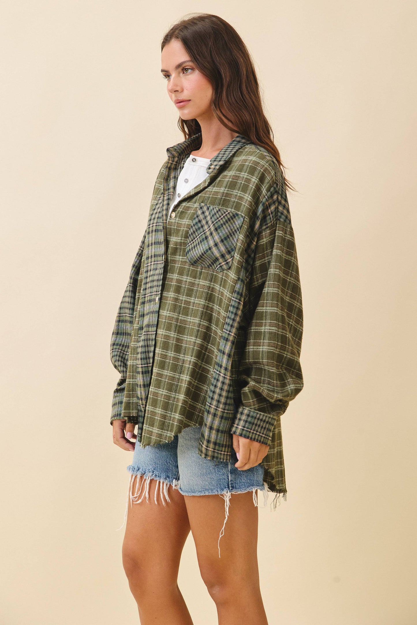 AEMI + CO - 8376EN Kambrie Plaid Flannel Shirt 1