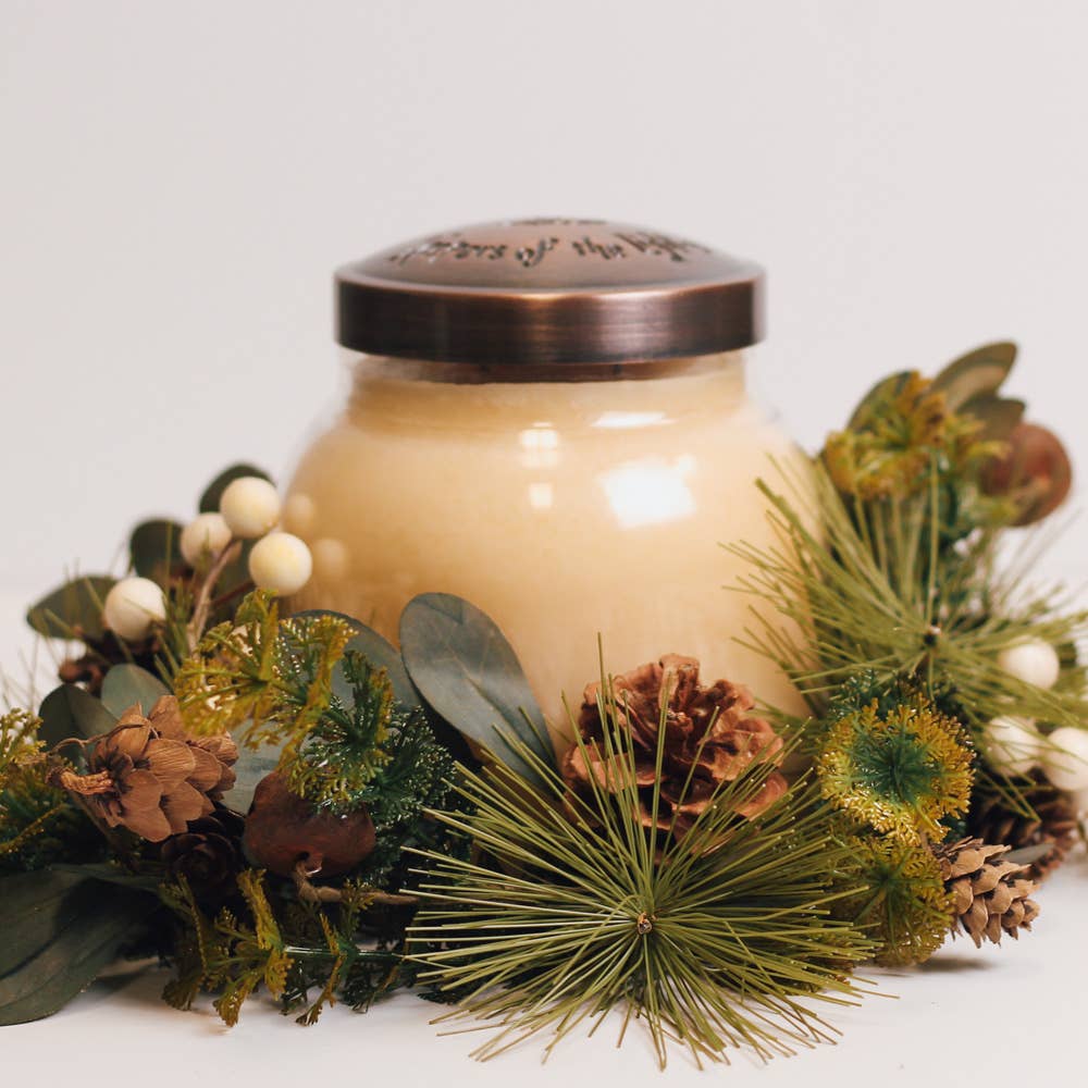 A Cheerful Giver - Pearl & Earthy Eucalyptus Candle Ring