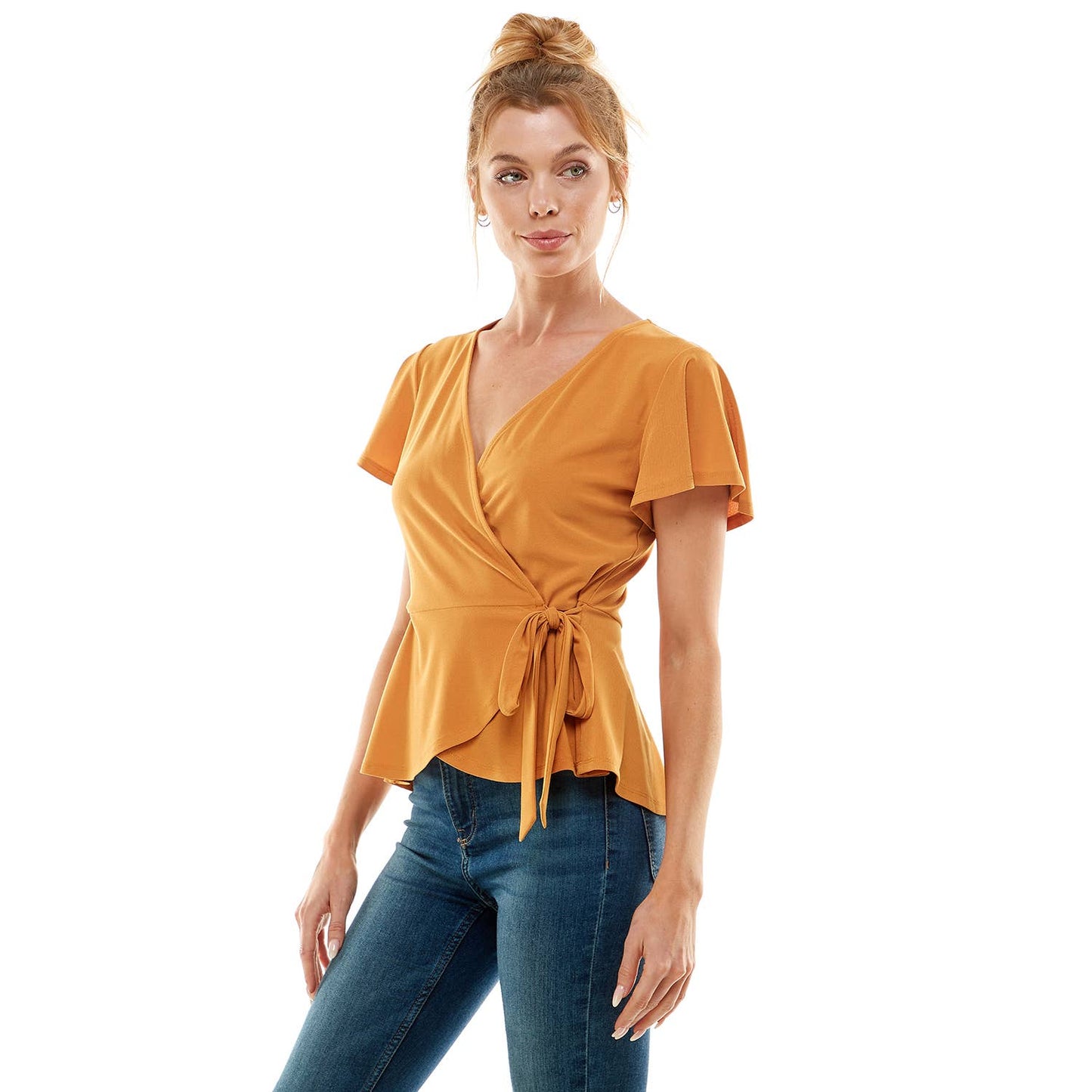 Winslow Collection - SOFT BLOOM WRAP BLOUSE