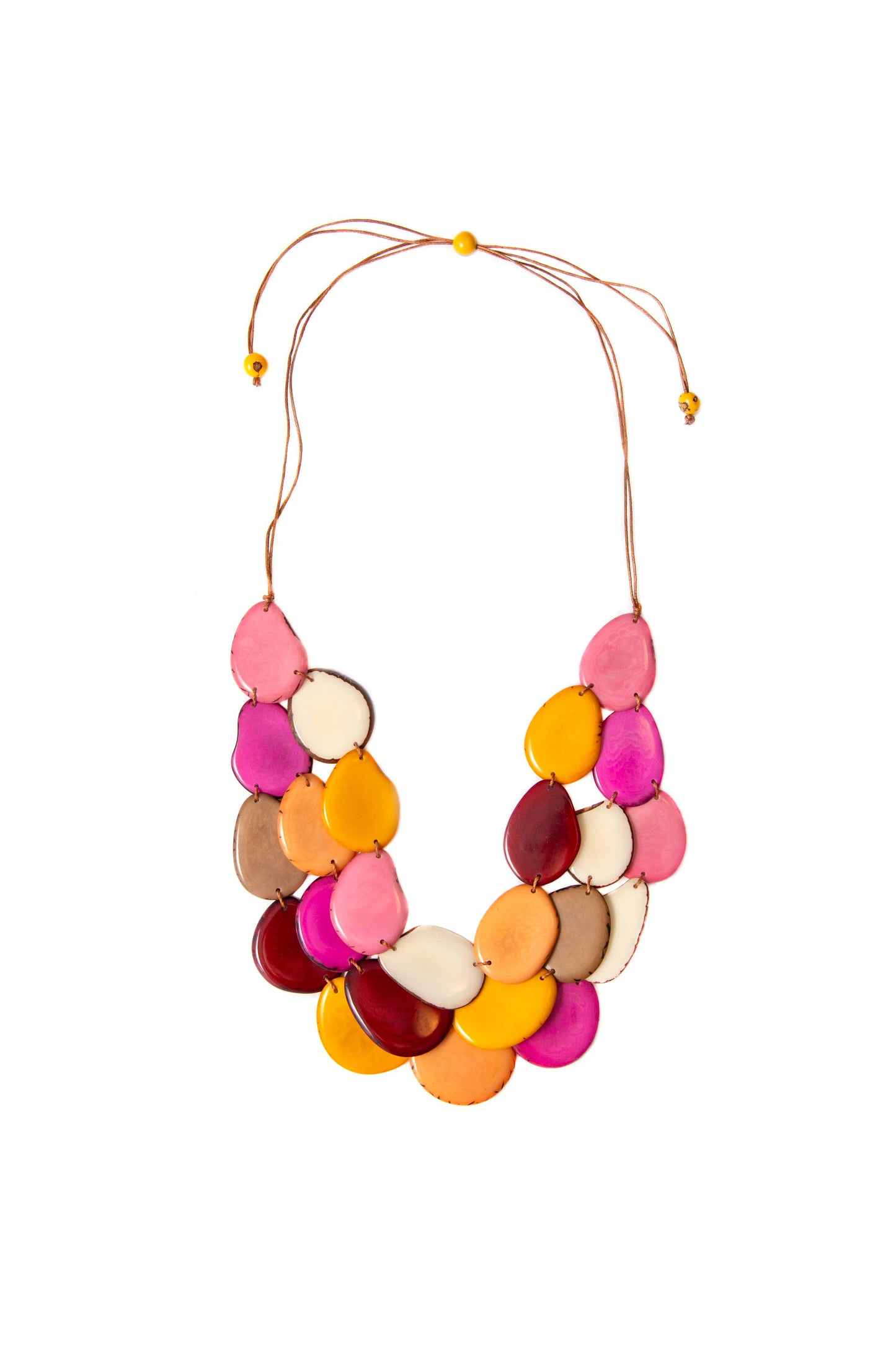 Organic Tagua Jewelry - Amigas Necklace