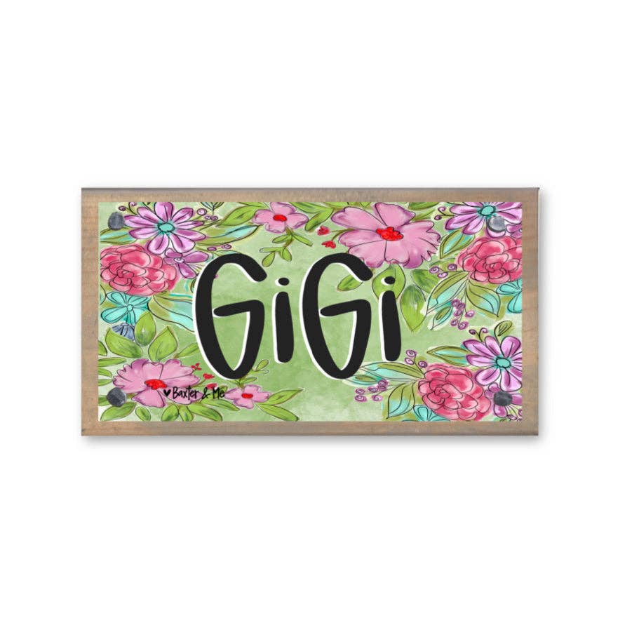 Baxter & Me - Gigi Driftwood Happy Block