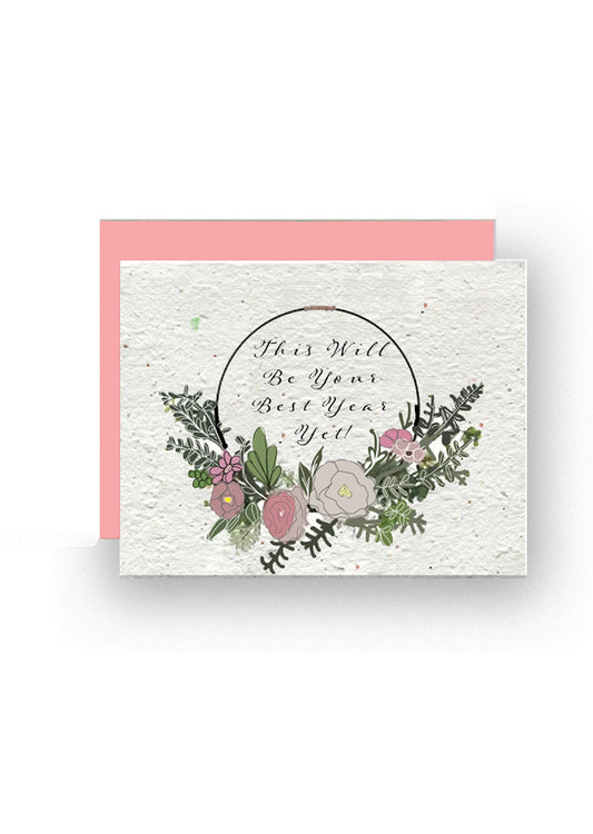 Artsy Em - Growing Hopes: Flourishing Year Wildflower Seed Paper