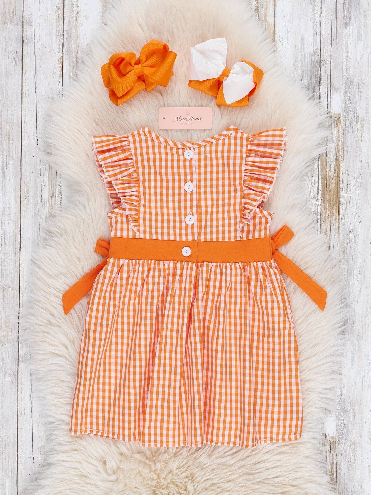 Marie Nicole Clothing - Tennessee Smocked Gingham Dress
