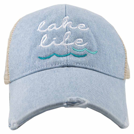 Katydid - Lake Life (WAVES) Women's Denim Trucker Hat