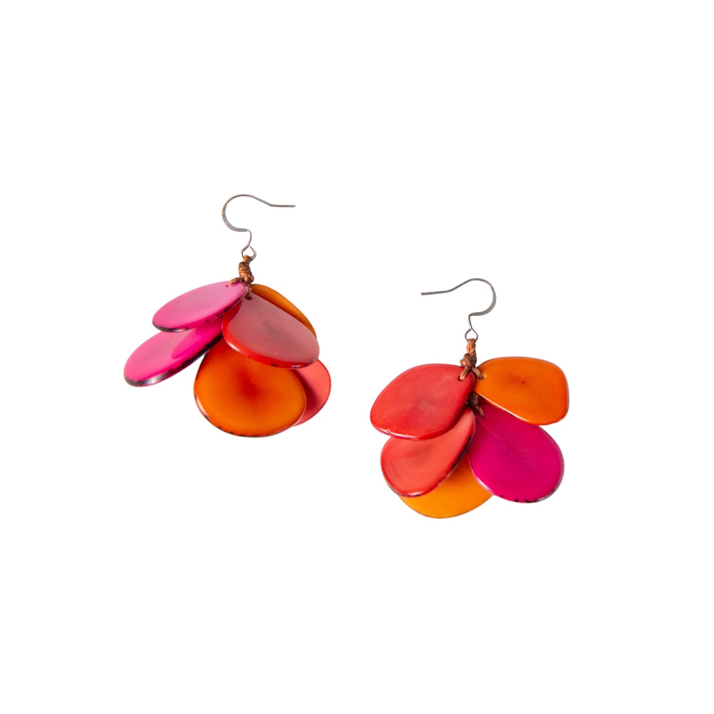 Organic Tagua Jewelry - Mariposa Earrings