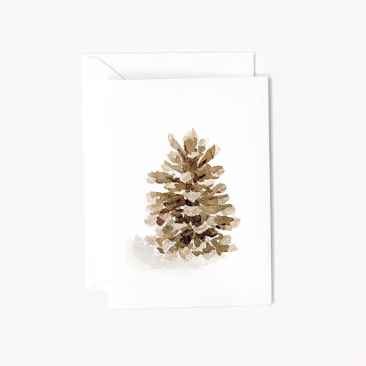 emily lex studio - Pinecone mini enclosure notecard