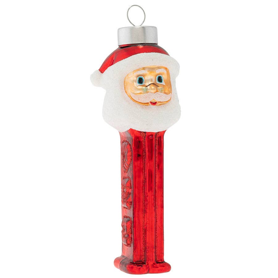 kat + annie - Holiday Glass Ornament – Santa PEZ™ Dispenser