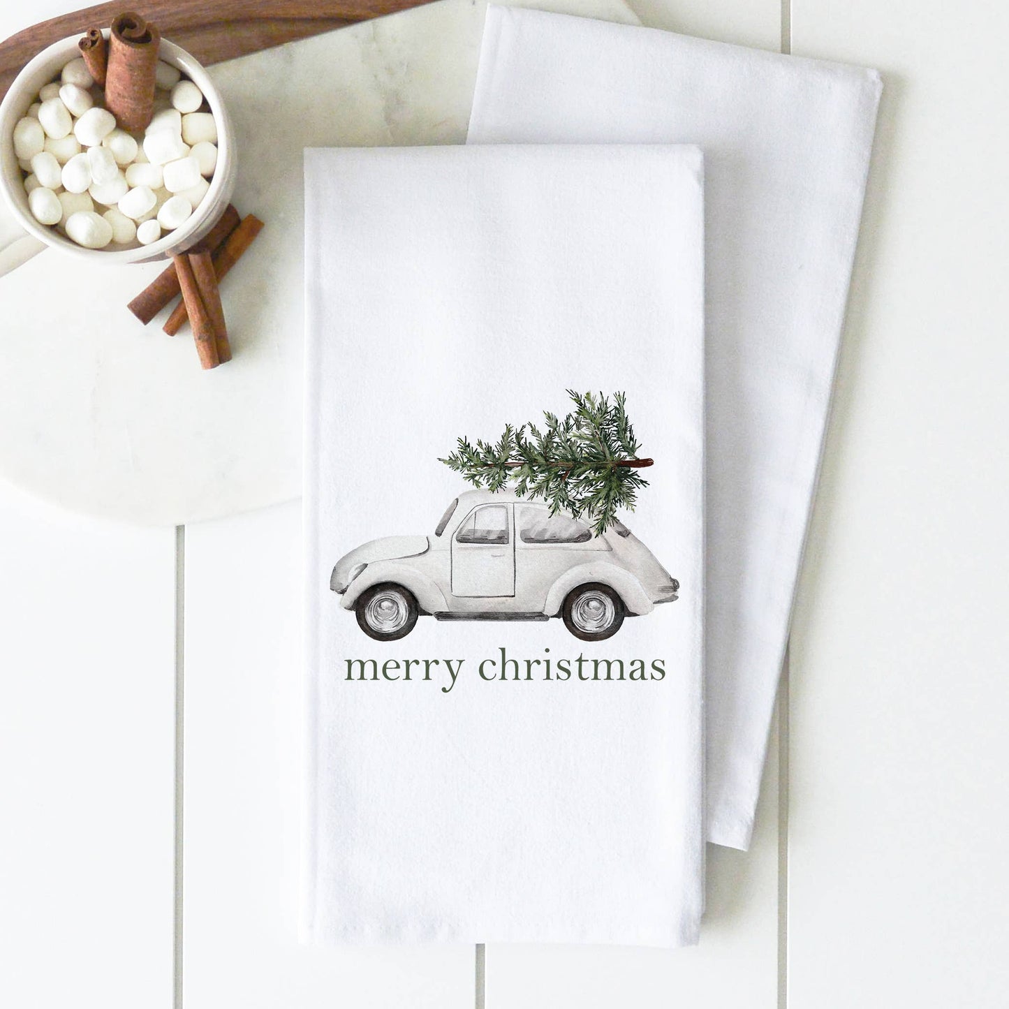 Porter Lane Home - Merry Christmas Tree Bug Tea Towel
