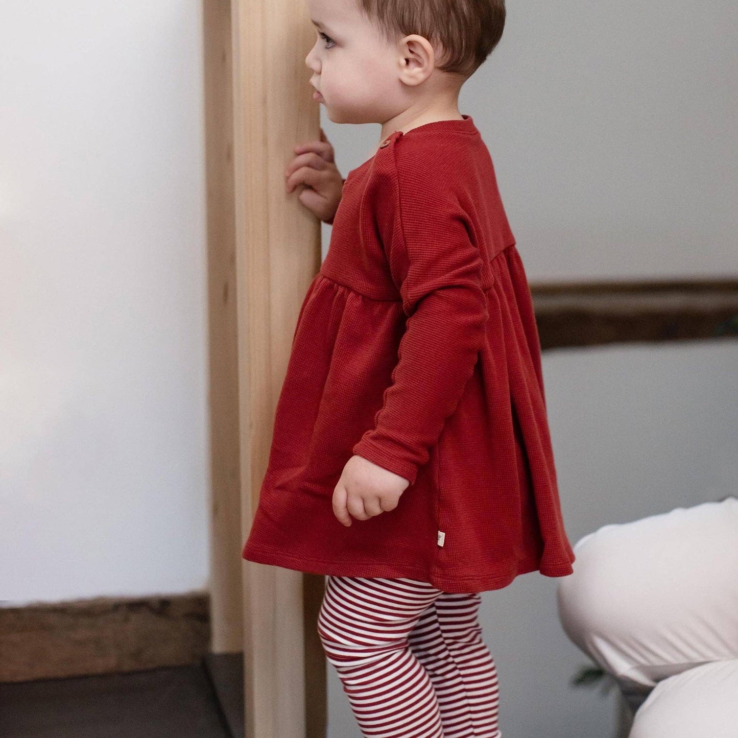 Burt's Bees Baby - Thermal Organic Girl Tunic & Pants Set