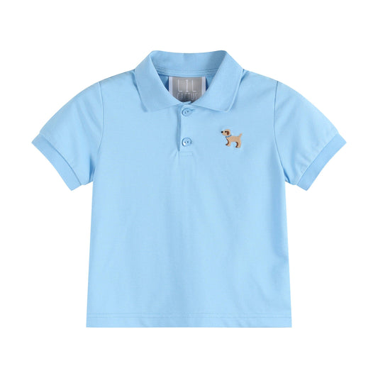 Lil Cactus - Blue Puppy Polo Golf Shirt
