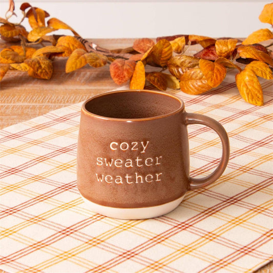 Audrey's Home & Gift - Sweater Weather Stoneware 16 oz Fall Mug