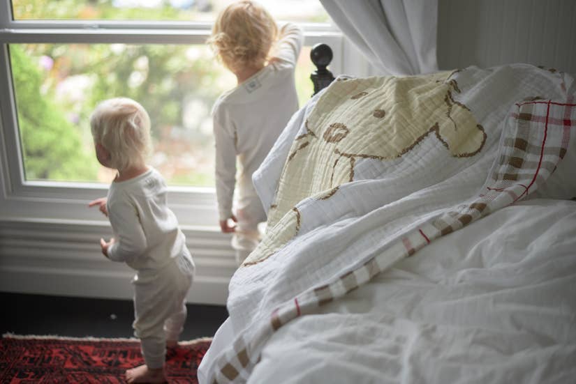 Newcastle Classics - Teddy Bear and Plaid Newcastle Blanket