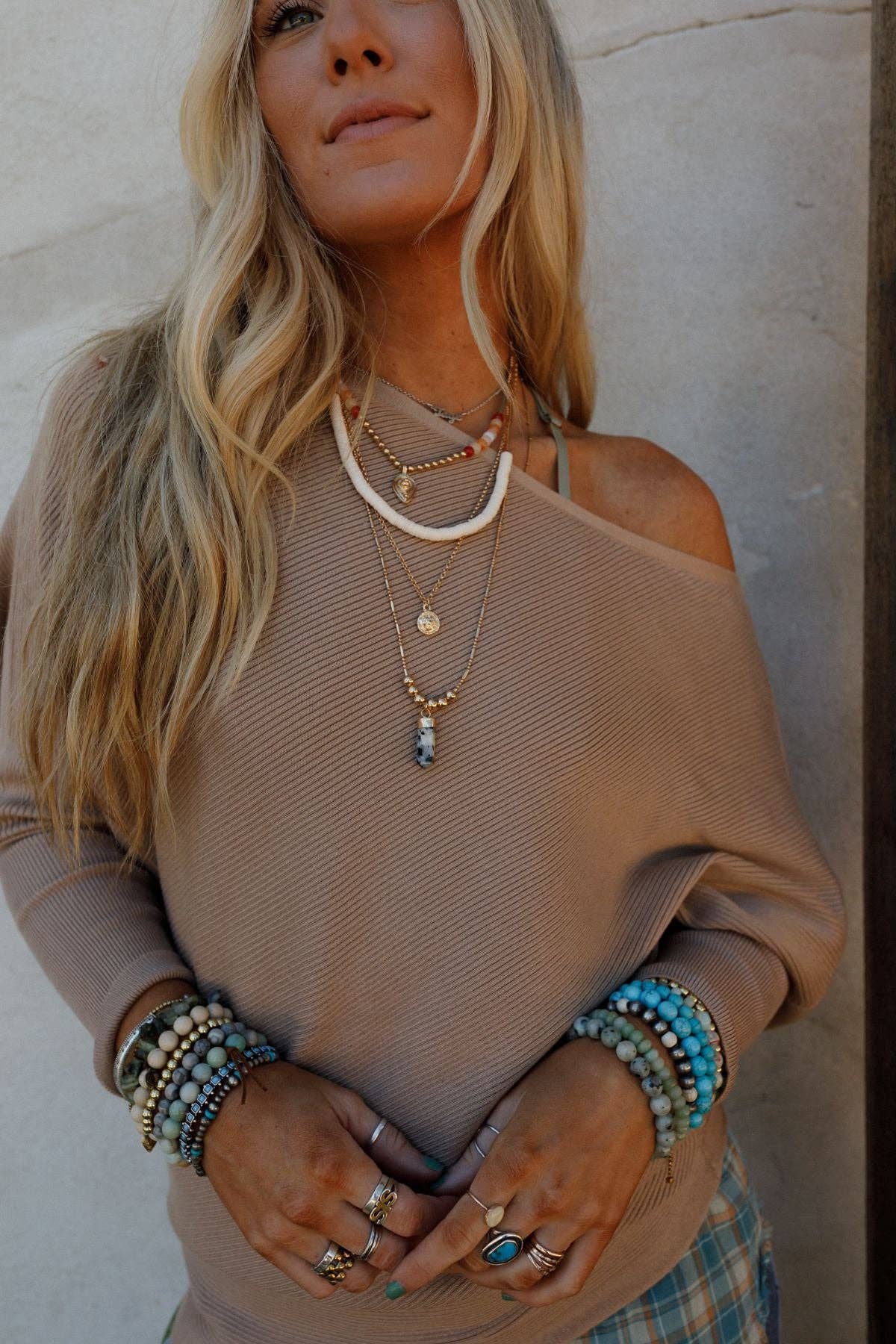 Three Bird Nest - Sunstone Dreams Necklace - Gold