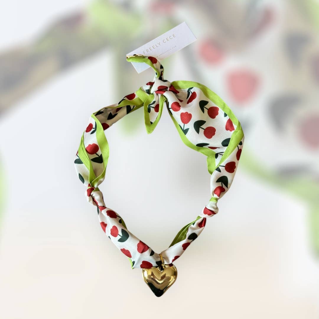 Freely Cece LLC - Trendy Scarf Charm Necklace 