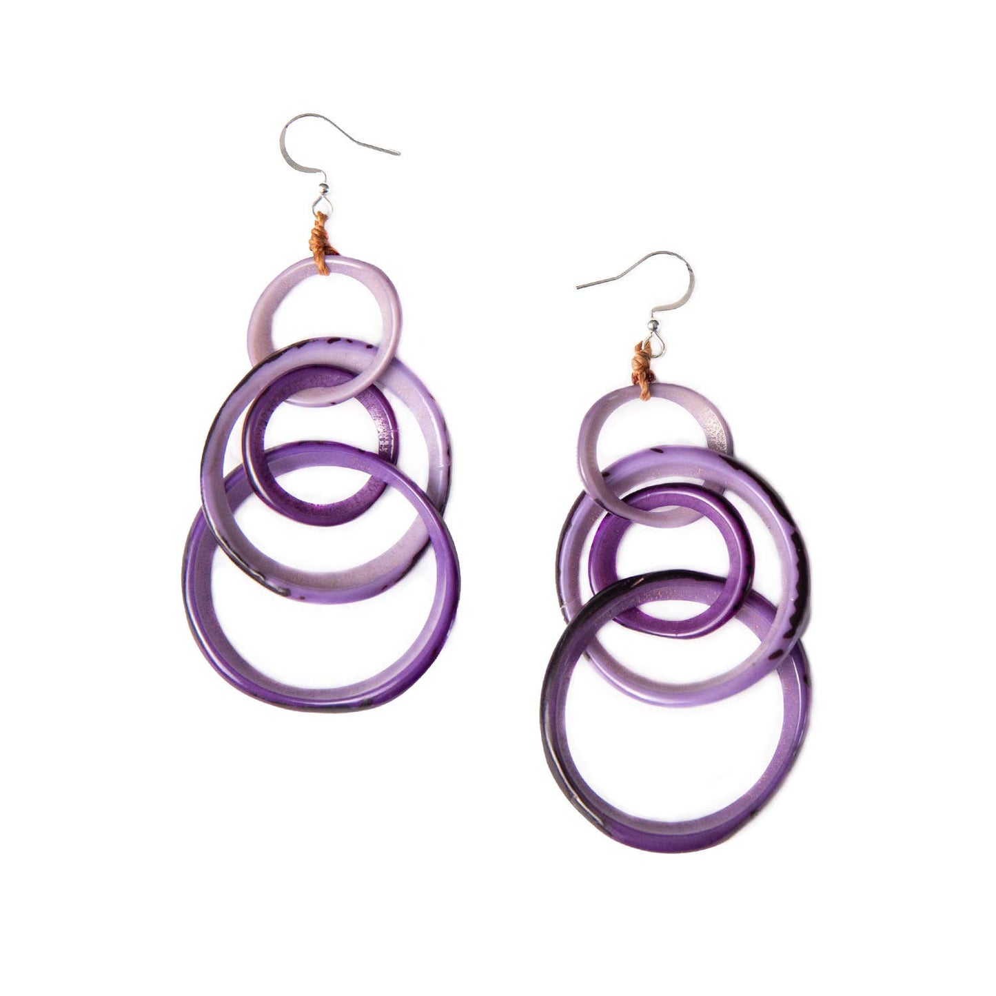 Organic Tagua Jewelry - Yazmine Earrings