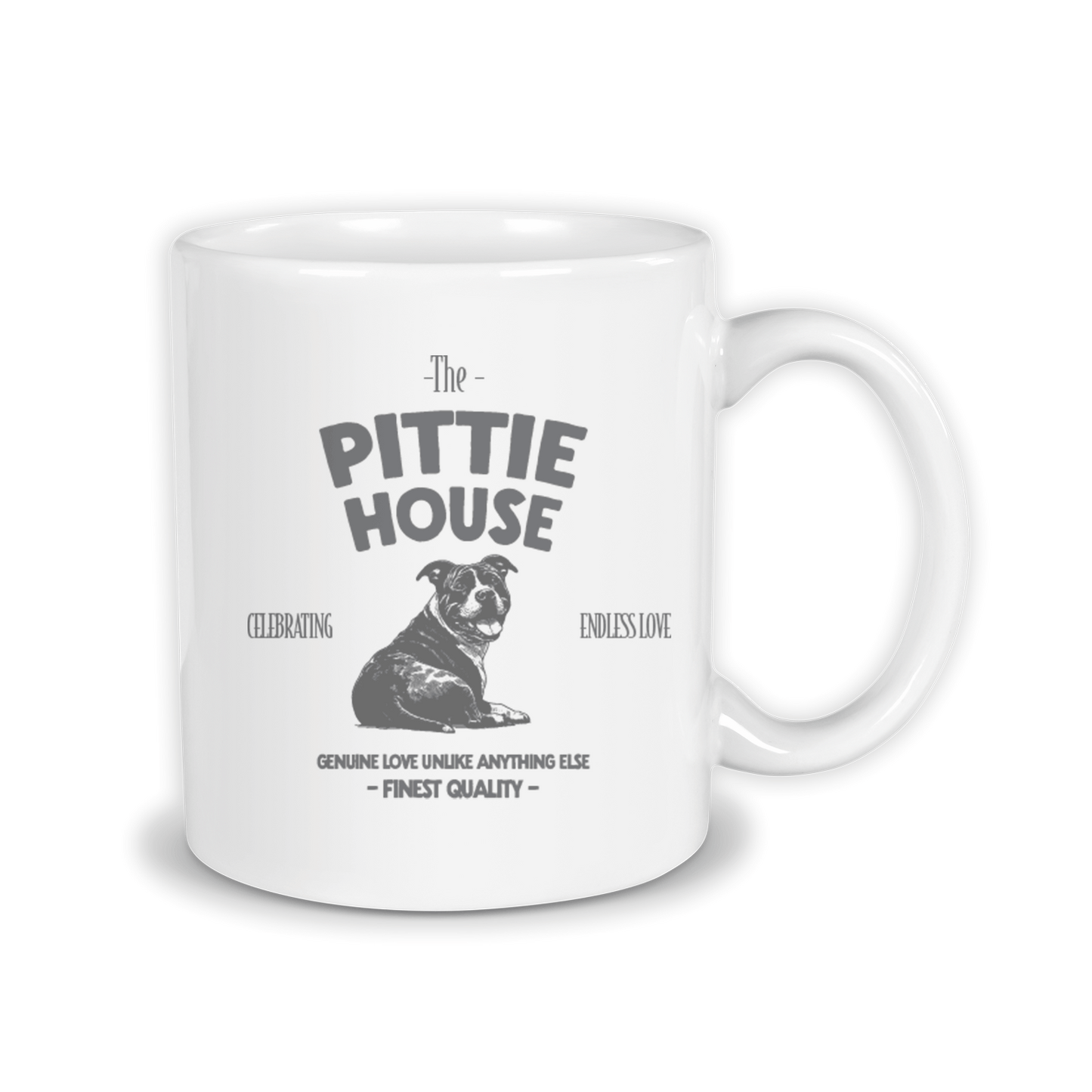 Perkie Prints - Dog Breed House Mug - Pittbull