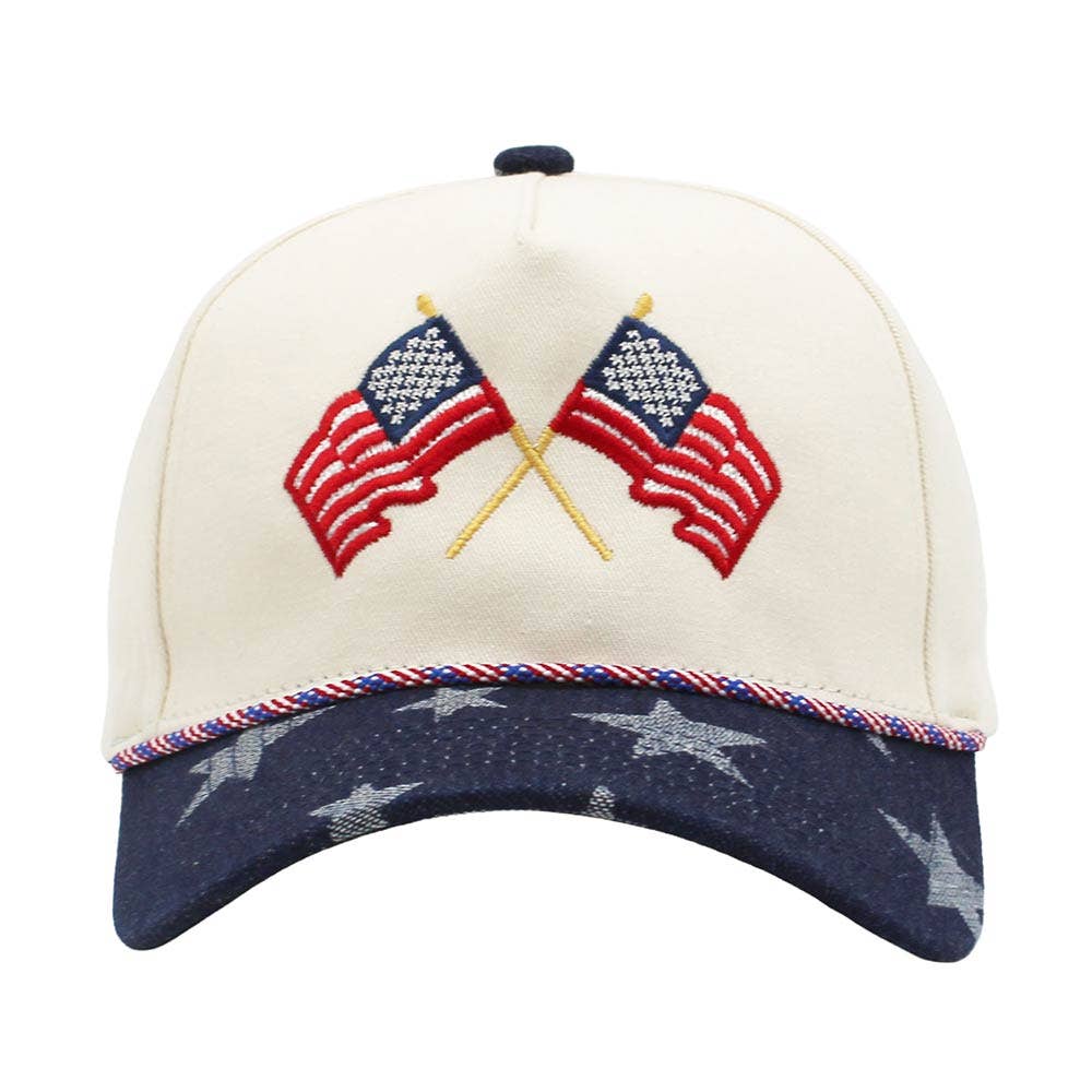Sensibling Corp. - USA 250th Anniversary Patriotic Embroidered Baseball Cap