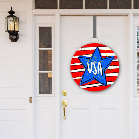 Baxter & Me - USA Door Hanger