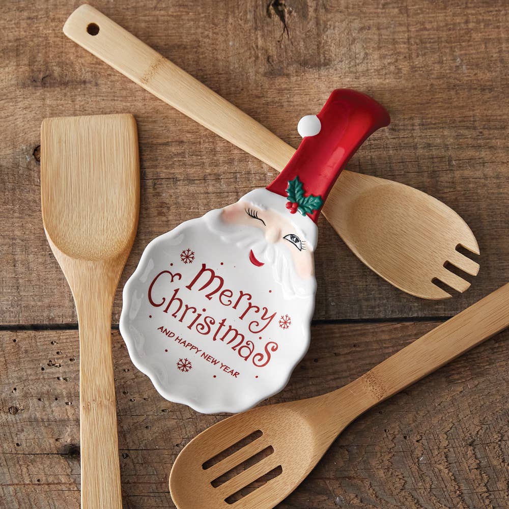 CTW Home Collection - Winking Santa Spoon Rest
