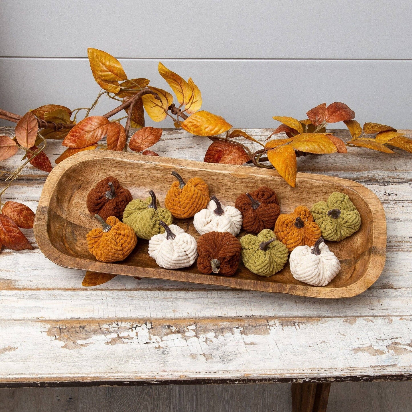 Audrey's Home & Gift - Mini Corduroy Harvest Pumpkins (Set Of 12) | Fall Decor