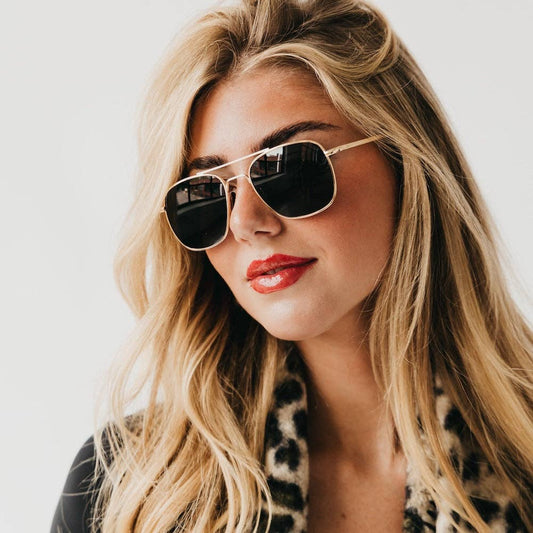 Pretty Simple - Sunny Square Aviator Sunglasses