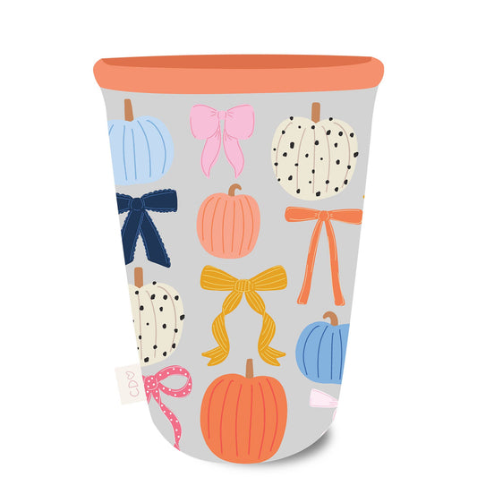Callie Danielle - Fall Pumpkins & Coquette Bows Drink Sleeve
