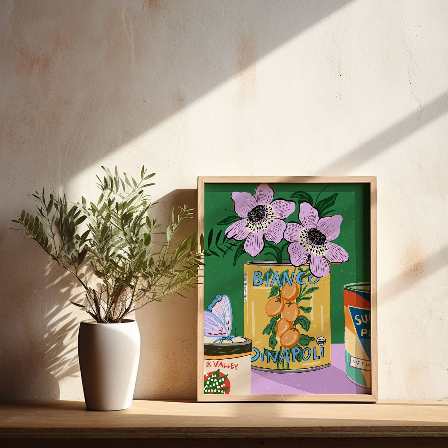 Tara Reed - "Still Life With Cans" - 8" x 10" Art Print