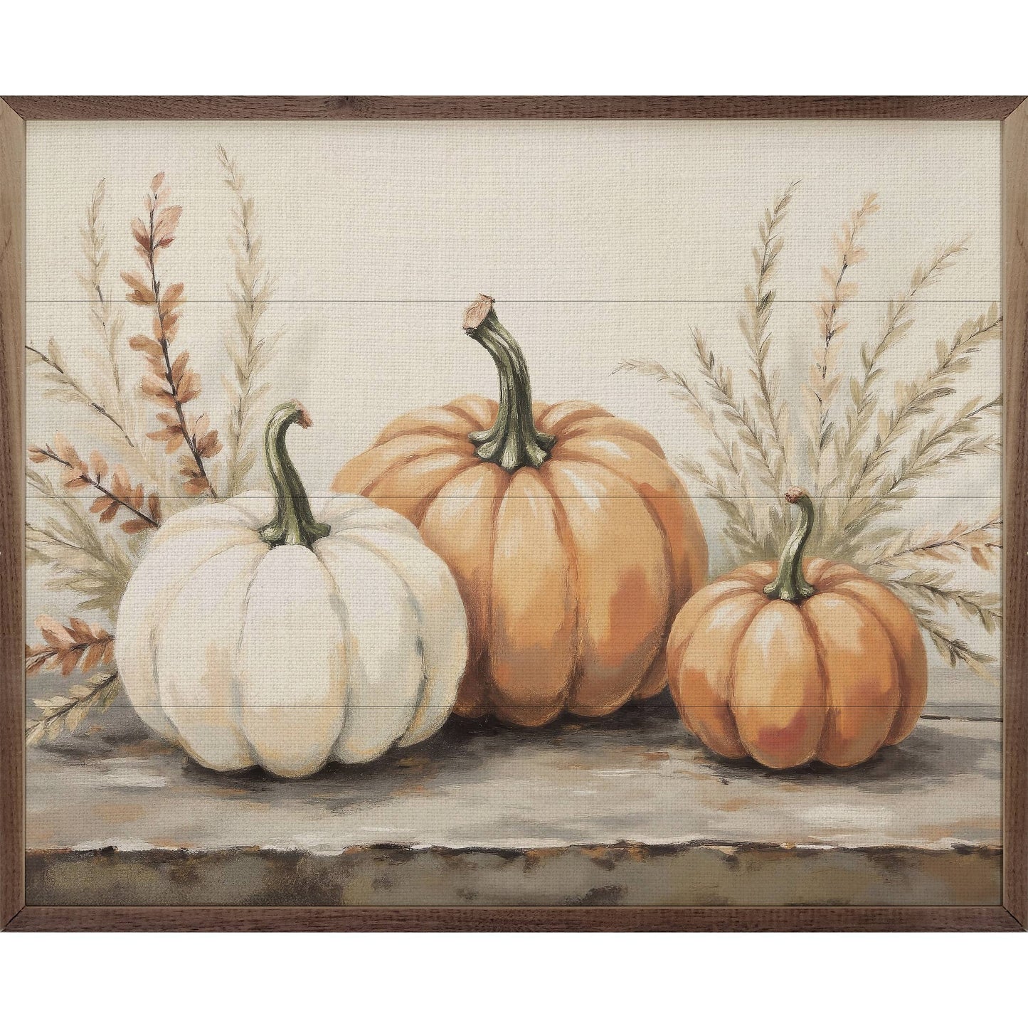 Kendrick Home - Pumpkins With Autumn Branches