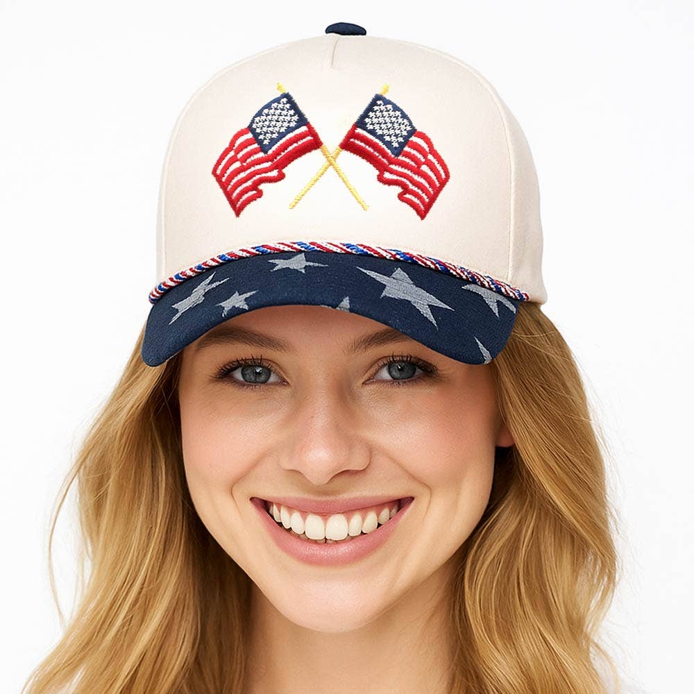 Sensibling Corp. - USA 250th Anniversary Patriotic Embroidered Baseball Cap