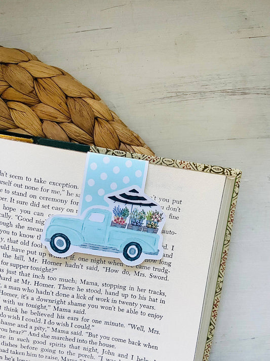 Makerie Day - Flower Truck Magnetic Bookmark