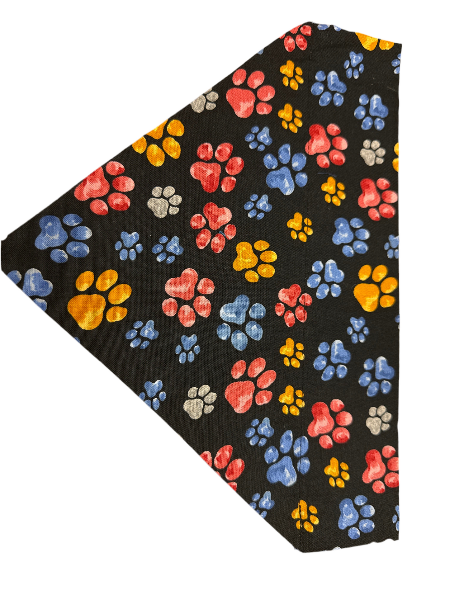 Dog bandana paw prints
