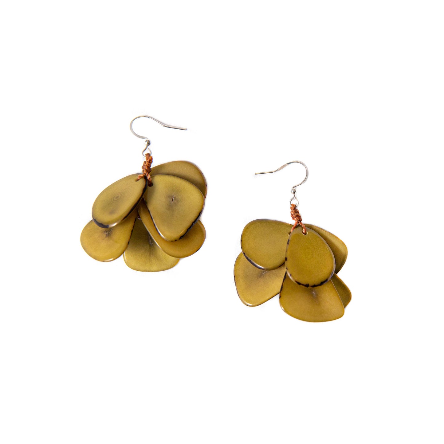 Organic Tagua Jewelry - Mariposa Earrings