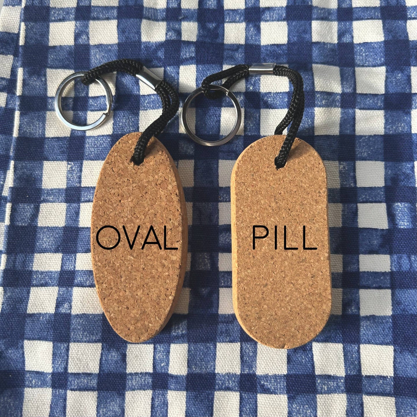 The Lillie Pad - Floating Cork Keychain Boat, Lake - One-sided design