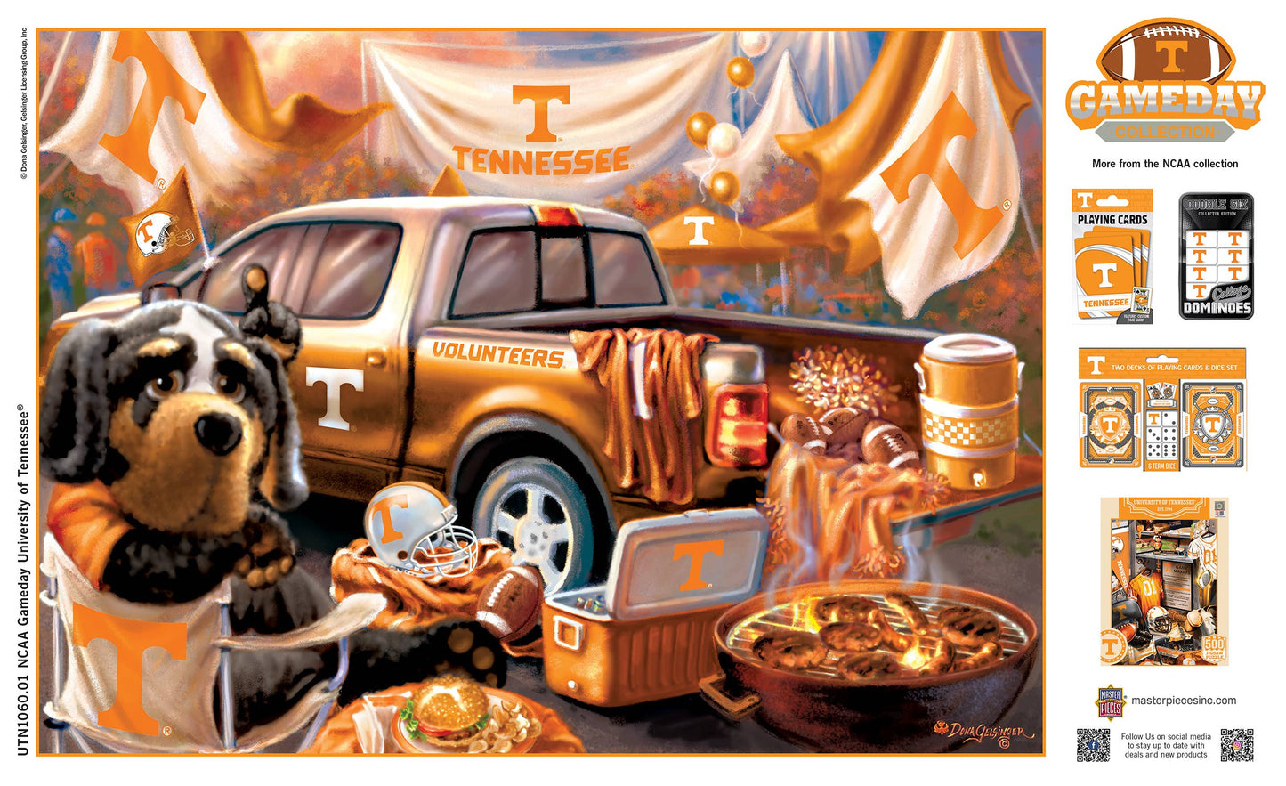 Masterpieces Puzzles - Tennessee Volunteers - Gameday 1000 Piece Puzzle