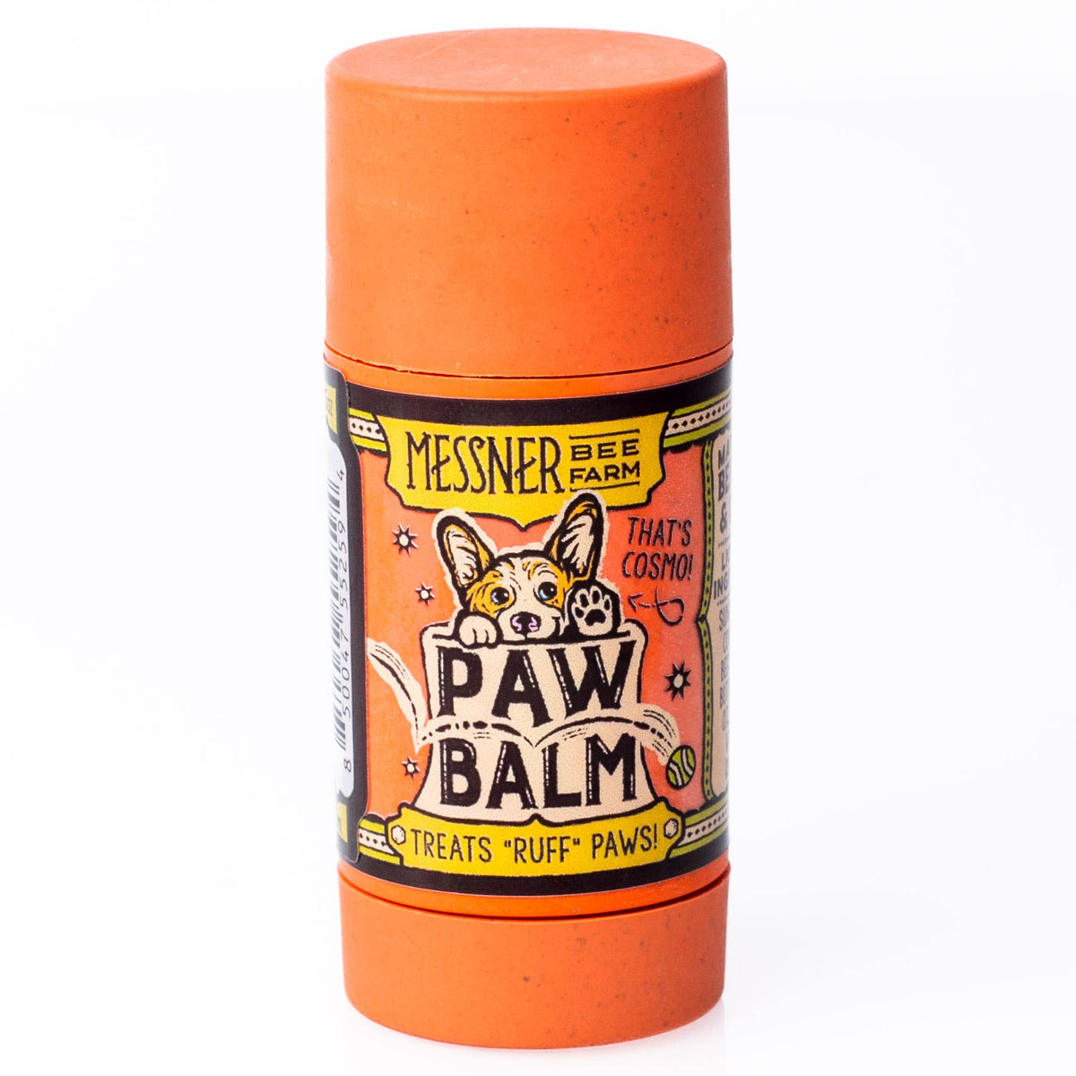 Messner Bee Farm - Paw Balm - Treats "Ruff" Paws - Handmade with Beeswax