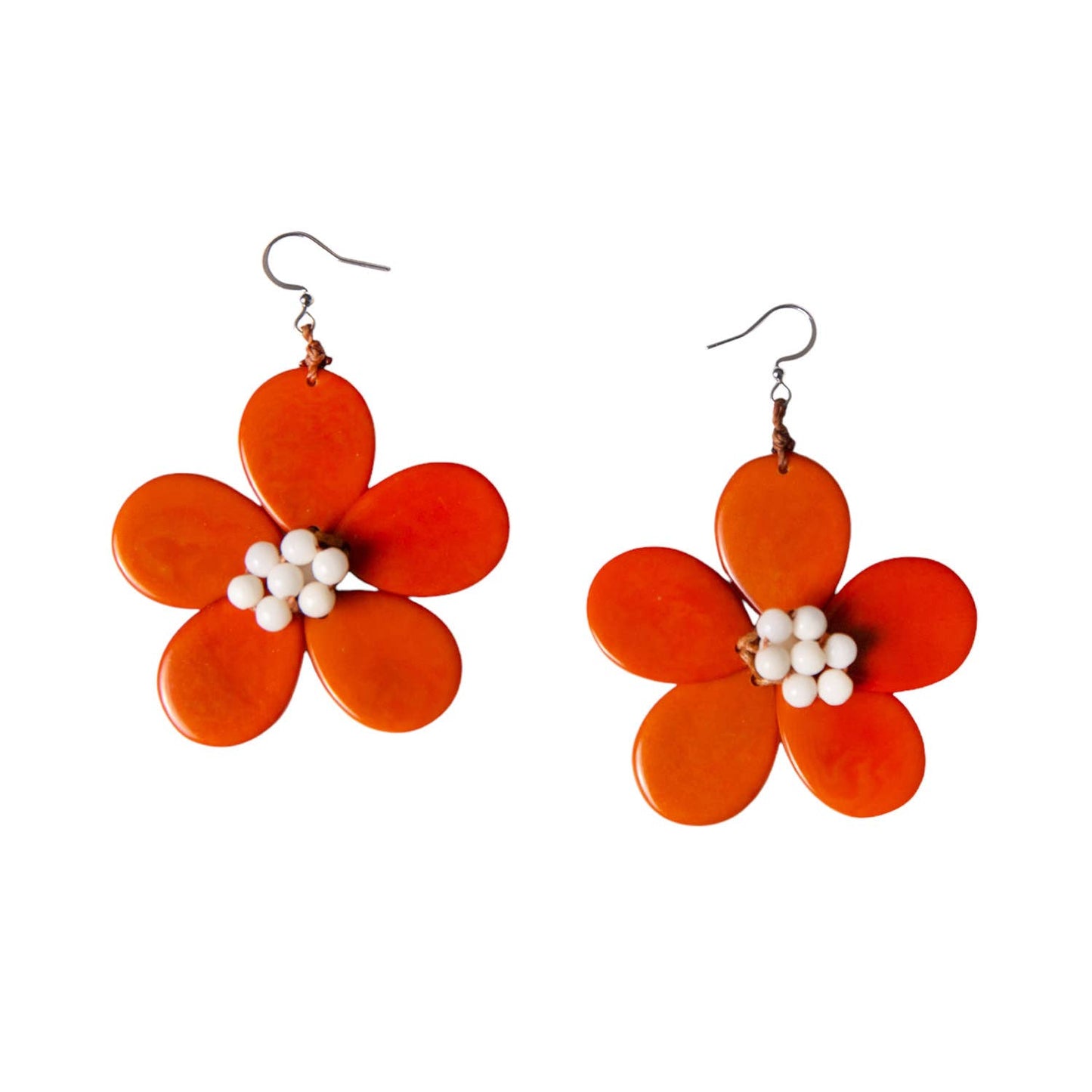 Organic Tagua Jewelry - Bethany Earrings