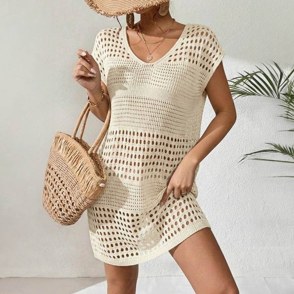 Sensibling Corp. - Boho Crochet Beach Cover Up Poncho