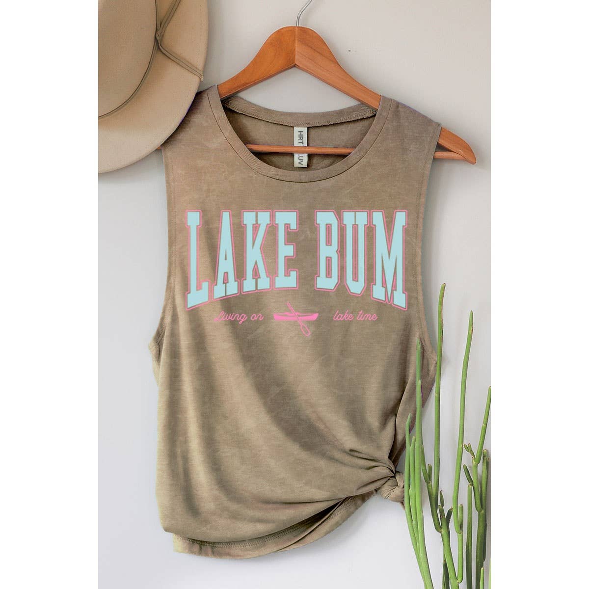 HRTandLUV - LAKE BUM  MINERAL GRAPHIC TANK TOP