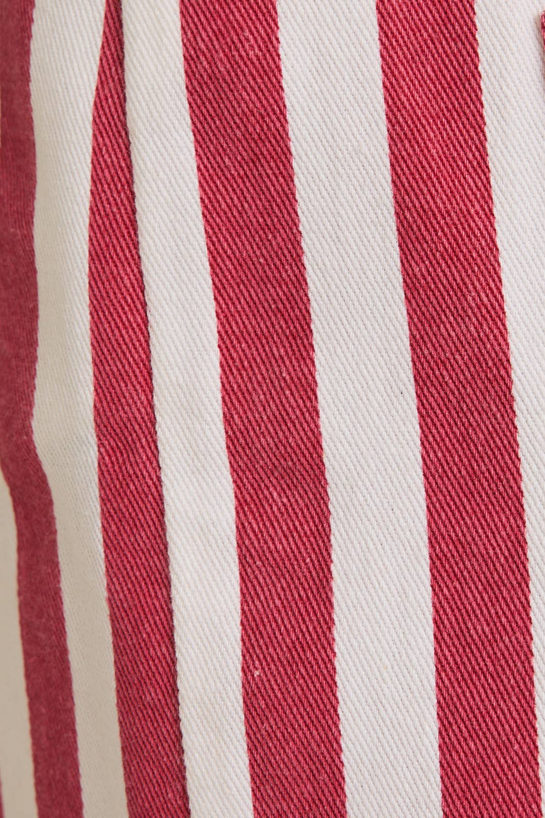 GILLI - STRIPE FRAYED HEM TWILL SHORTS